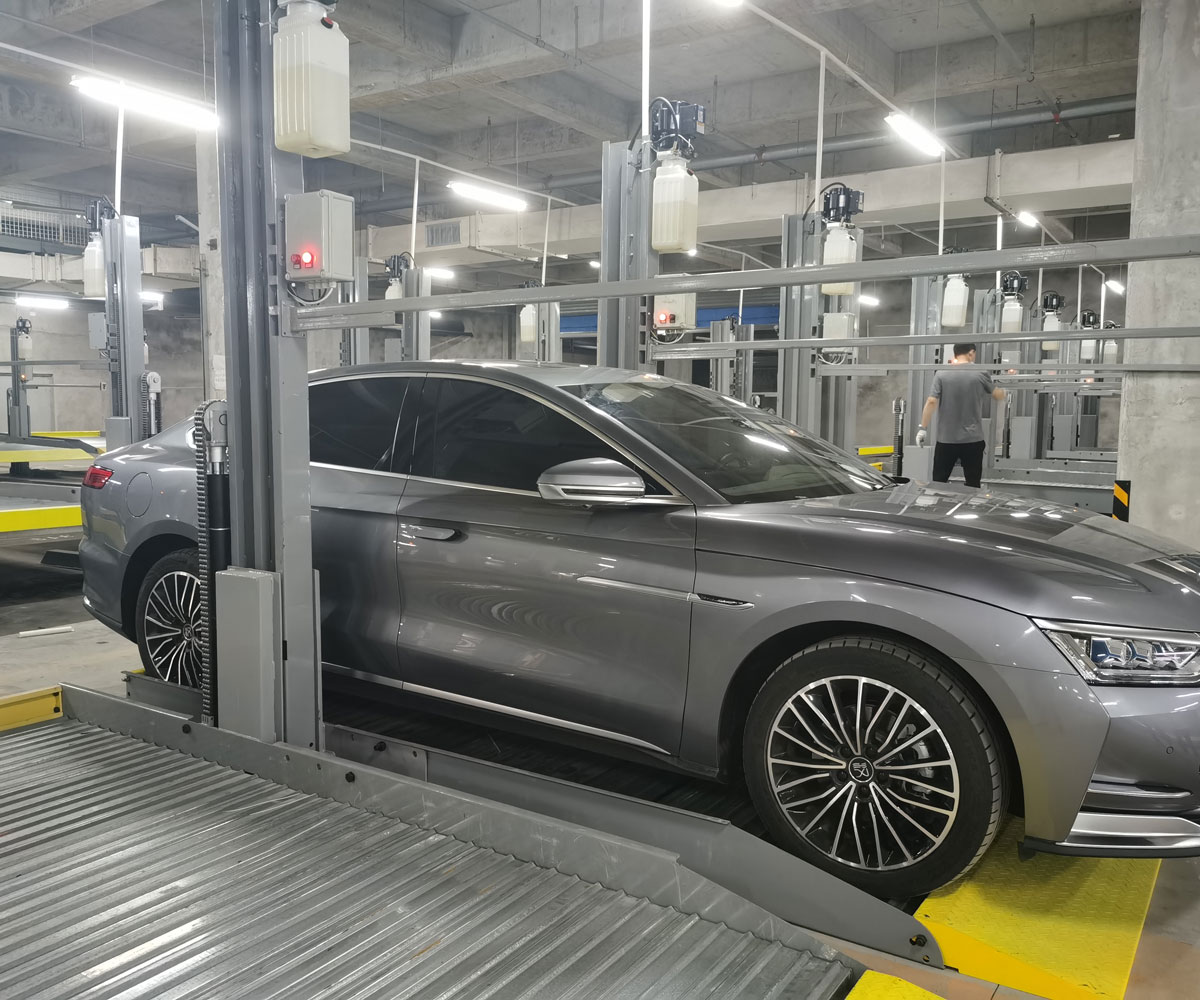 安龍二層簡易式立體停車設備收購