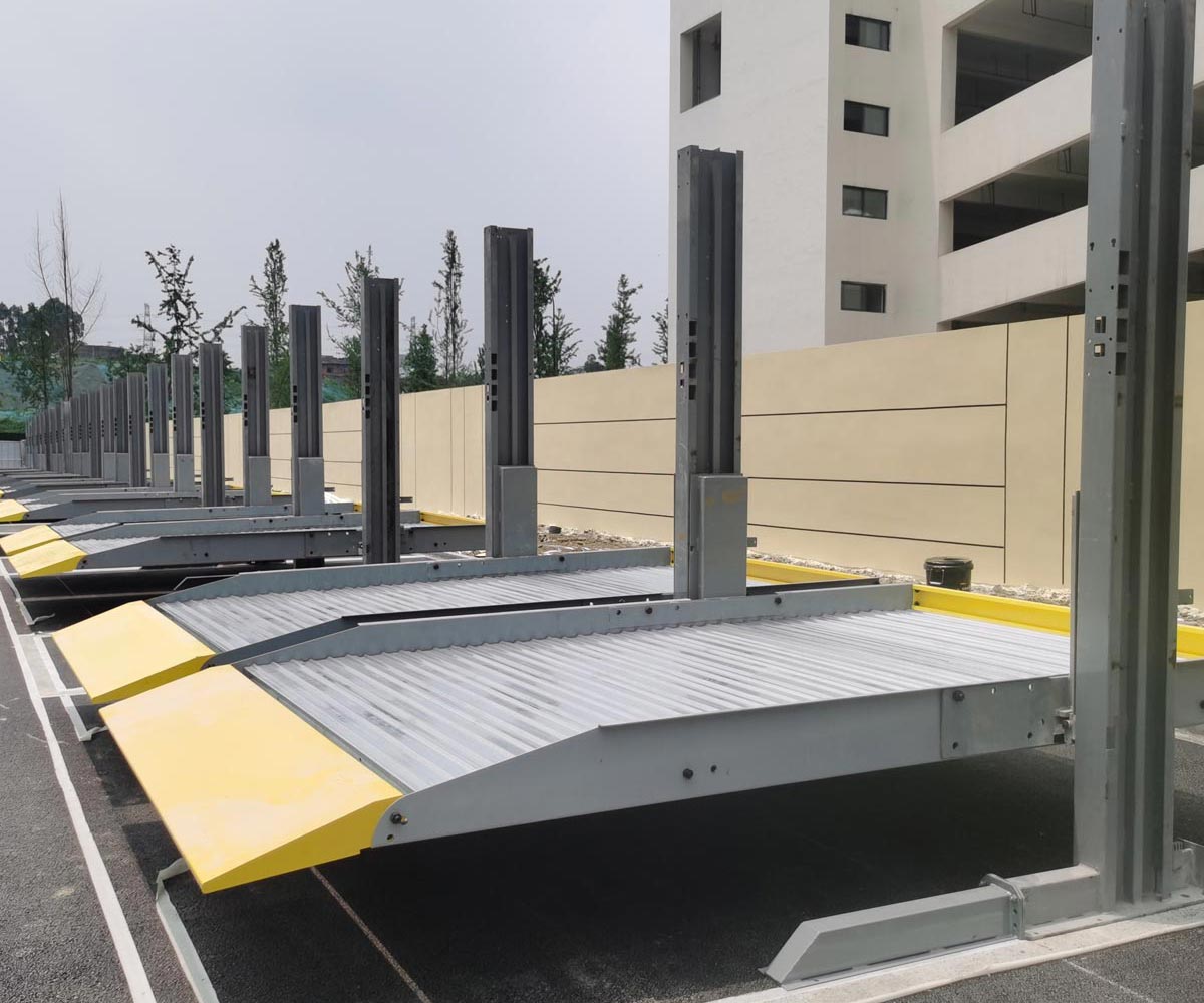 萬山四柱簡易升降立體停車庫廠家