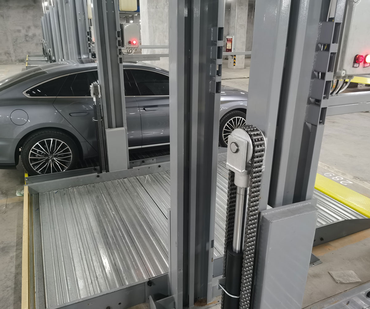 安龍2層簡易升降類機械式停車位改造