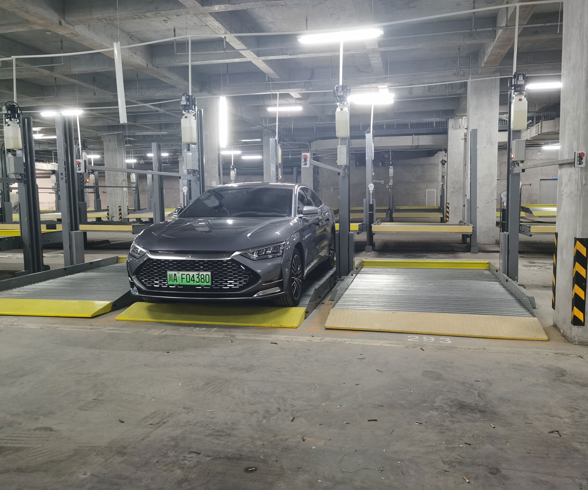 雅江2層簡易類立體車庫回收
