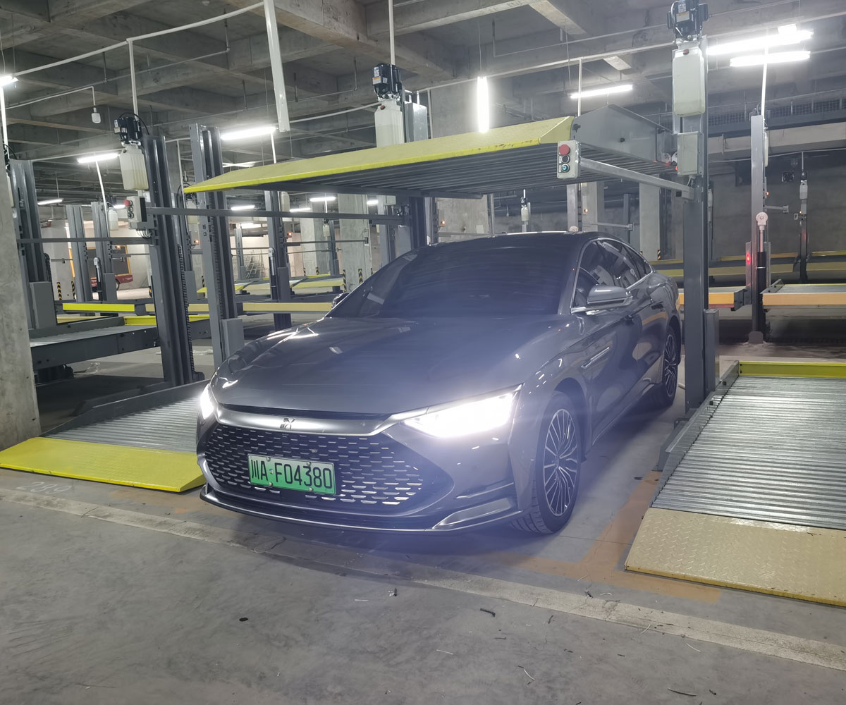 萬山三層升降平移機械式立體停車設備出租