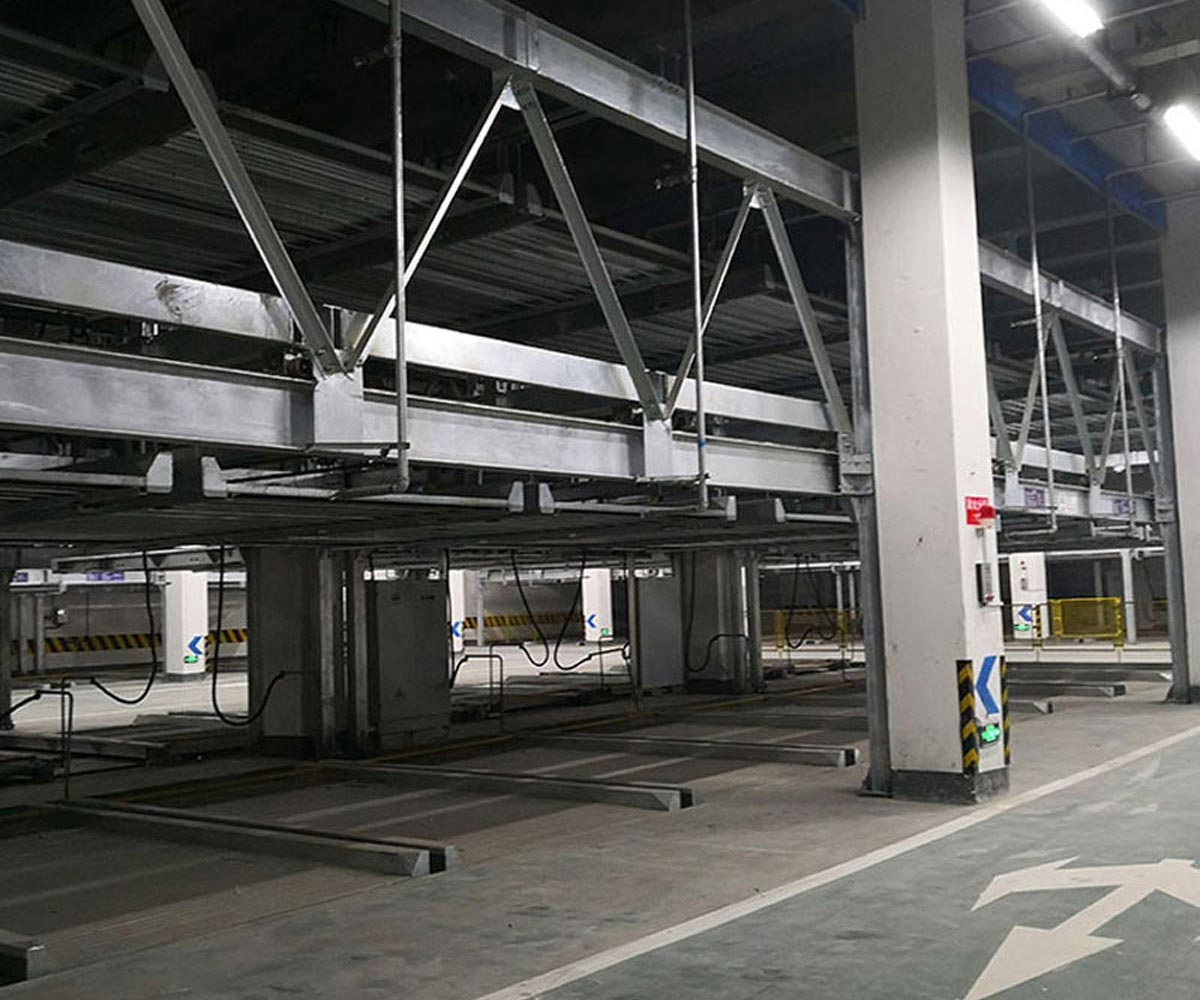 雁江二層升降橫移立體停車短租