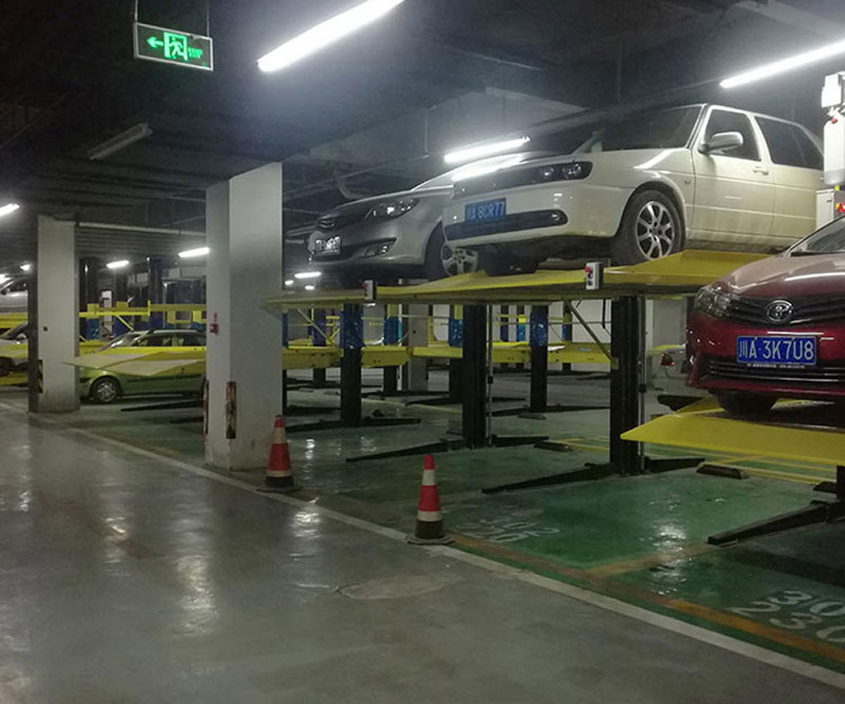 雁江兩層升降橫移停車位拆除