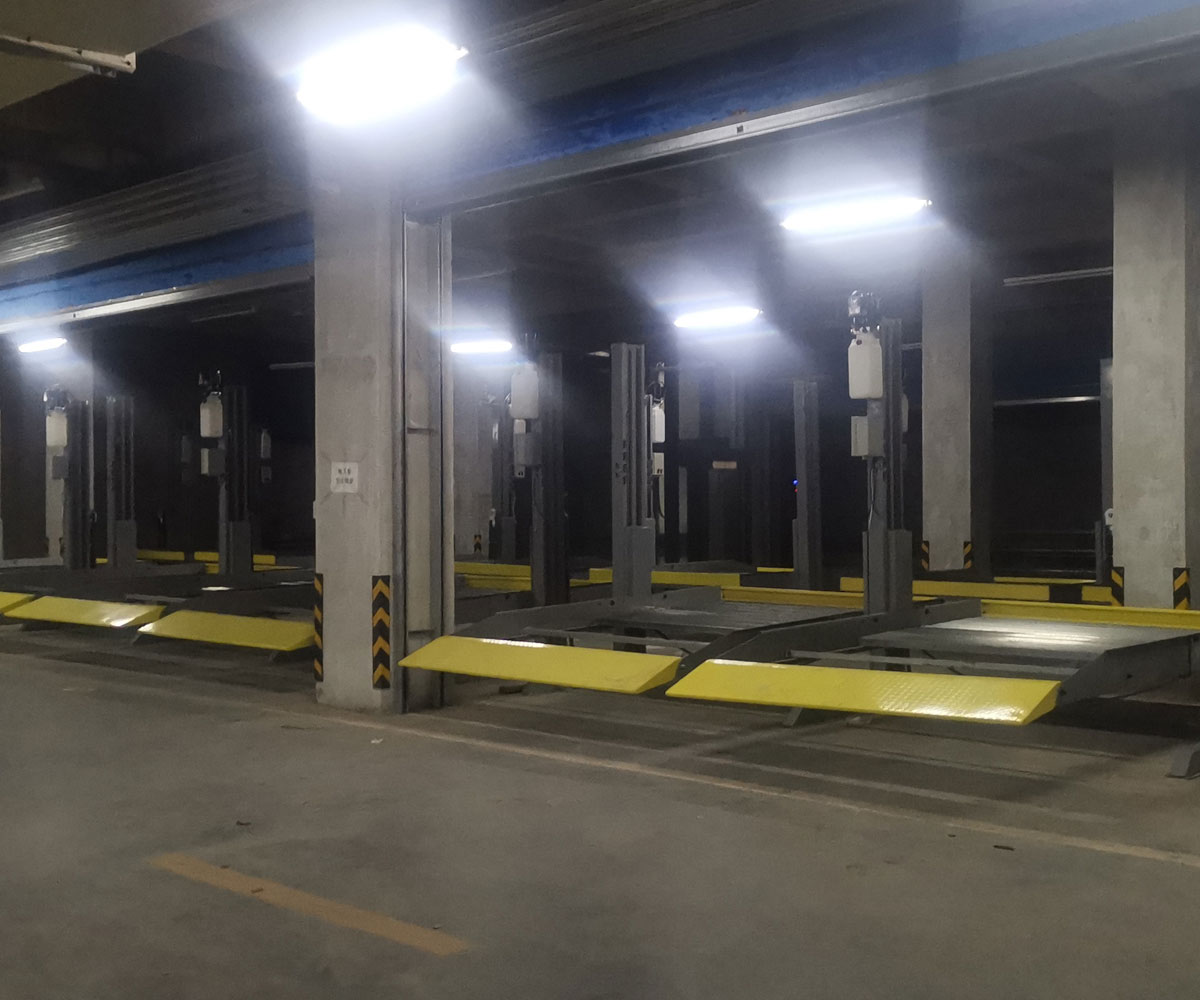 巴中雙柱升降式機械停車庫過規劃