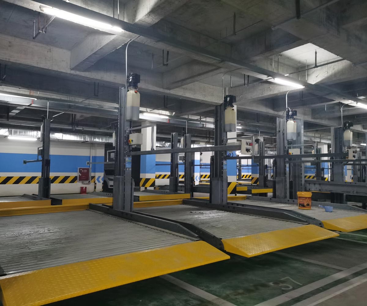 北川兩層簡易升降類立體停車設(shè)備