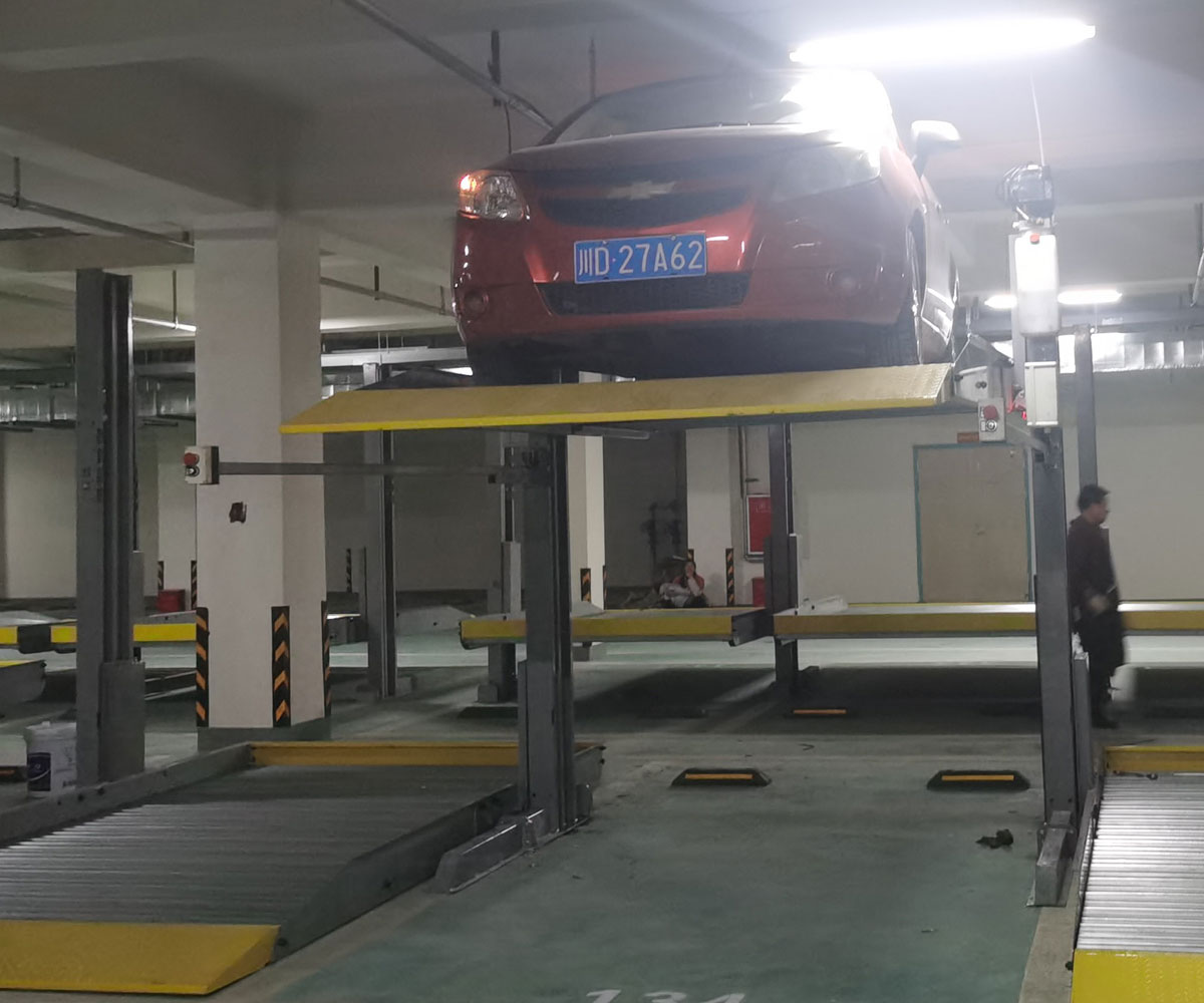 從江小區(qū)二層簡(jiǎn)易升降立體停車庫(kù)