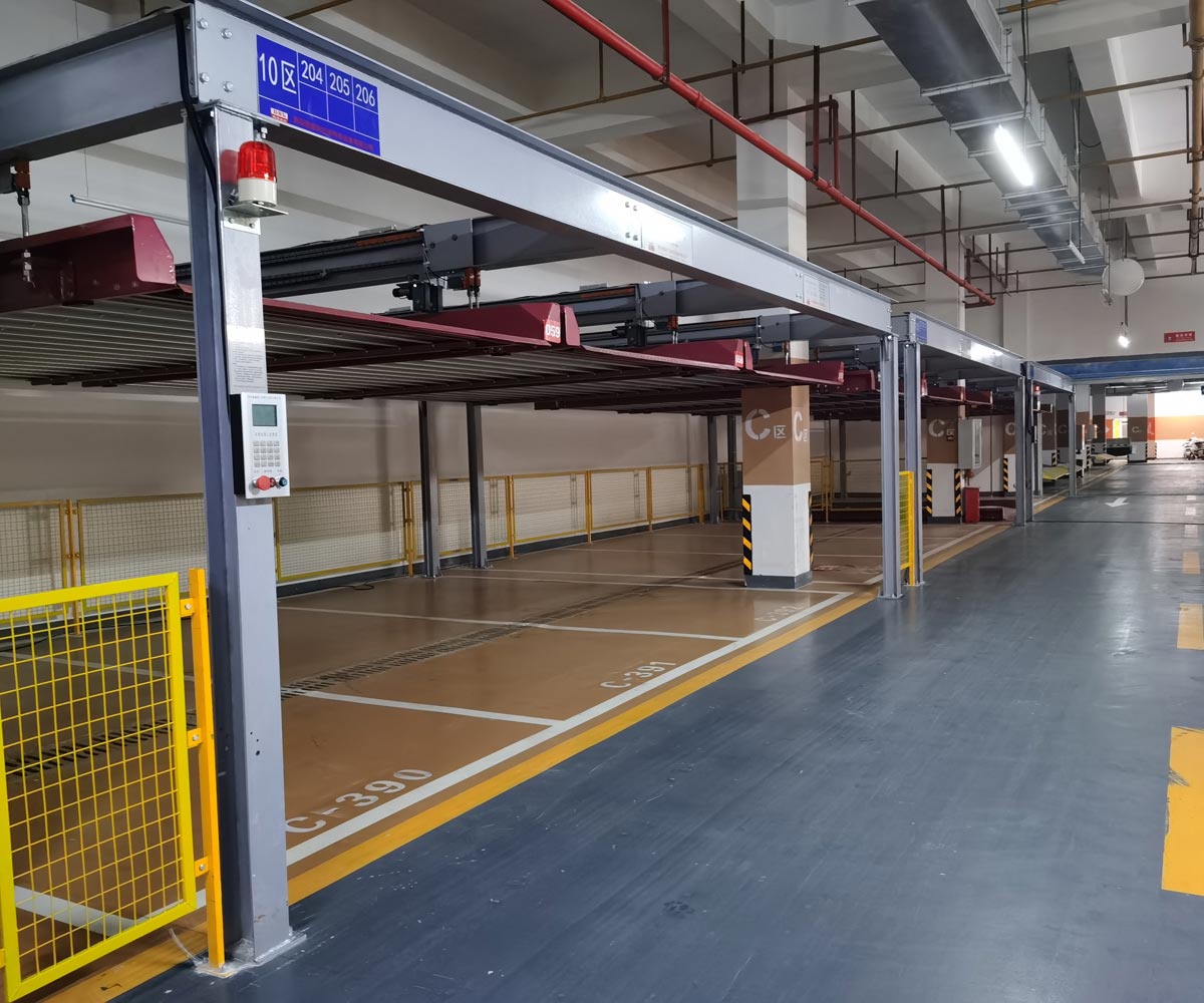 地下室兩柱簡易式立體停車場設(shè)備