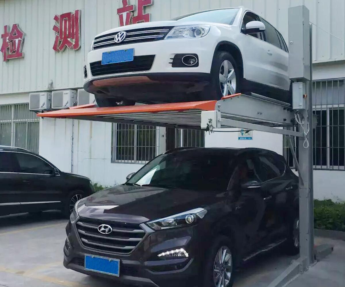 白云地下室二層簡易式機械式立體車庫
