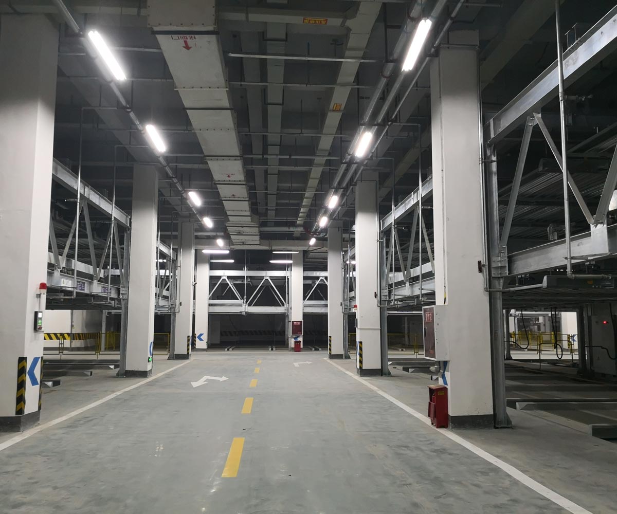 單列PSH2二層升降橫移機(jī)械式立體車(chē)庫(kù)設(shè)備