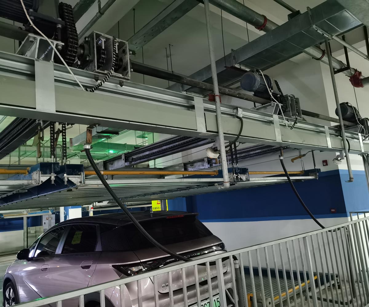 長順PSH5五層升降橫移機械式立體車庫設備