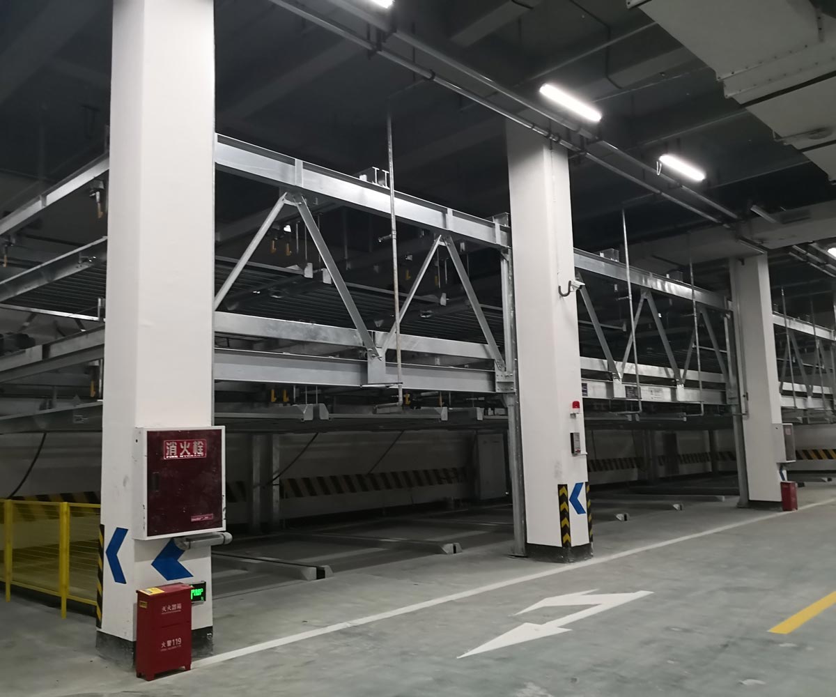 獨山兩層升降橫移式機械式停車庫